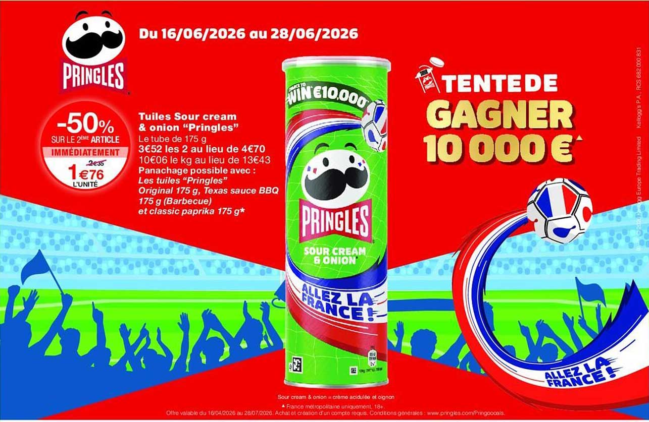 Tuiles Sour cream & onion “Pringles”
