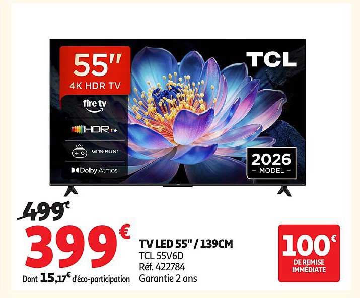 TV LED 55" / 139CM TCL 55V6D