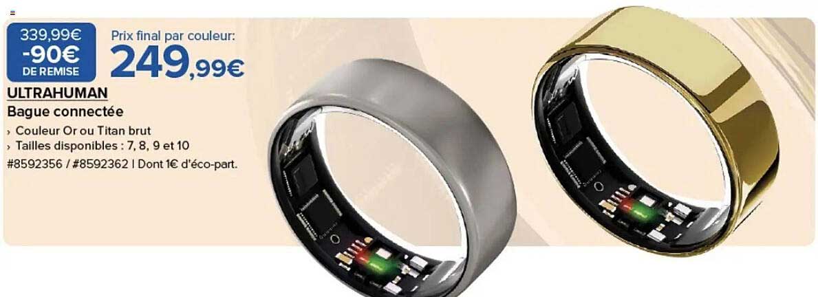 ULTRAHUMAN Bague connectée