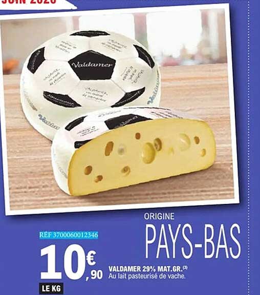 VALDAMER 29% MAT.GR.® Au lait pasteurisé de vache.