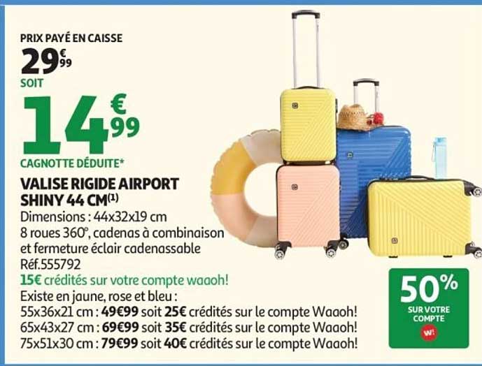 VALISE RIGIDE AIRPORT SHINY 44 CM(1)