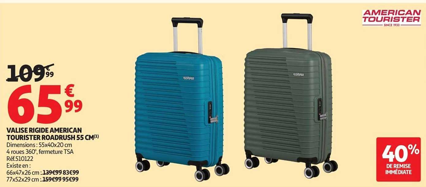 VALISE RIGIDE AMERICAN TOURISTER ROADRUSH 55 CM(1)