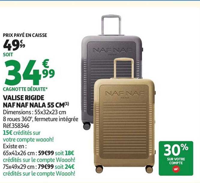 VALISE RIGIDE NAF NAF NALA 55 CM(1)