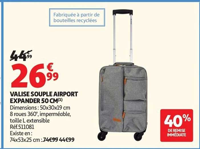 VALISE SOUPLE AIRPORT EXPANDER 50 CM(1)