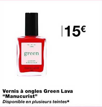 Vernis à ongles Green Lava “Manucurist”