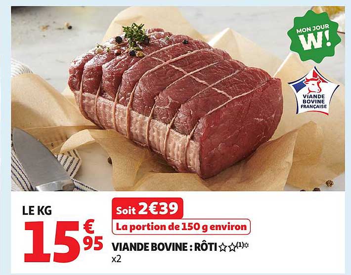 VIANDE BOVINE : RÔTI