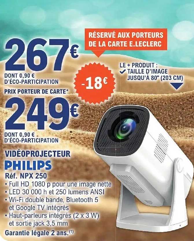 VIDÉOPROJECTEUR PHILIPS Réf. NPX 250