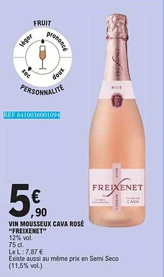 VIN MOUSSEUX CAVA ROSÉ “FREIXENET”