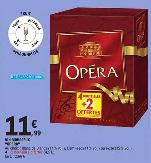 VIN MOUSSEUX "OPÉRA"
