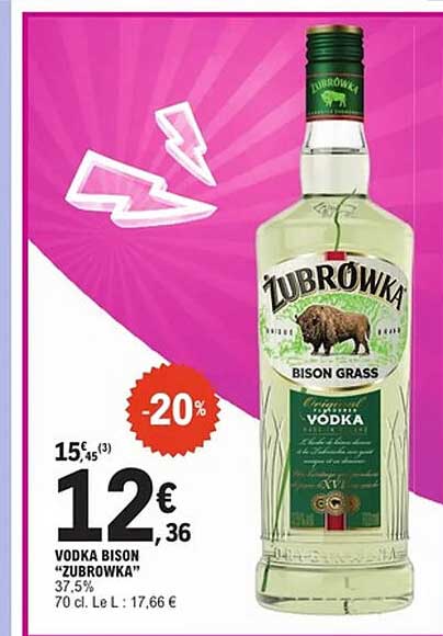 VODKA BISON “ZUBROWKA”