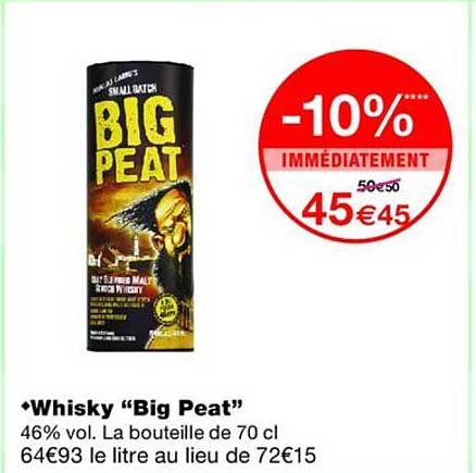 Whisky “Big Peat”