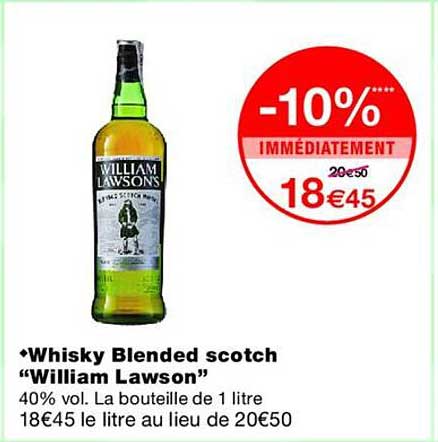Whisky Blended scotch “William Lawson”