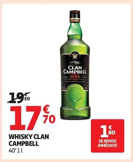 WHISKY CLAN CAMPBELL 40° 1L