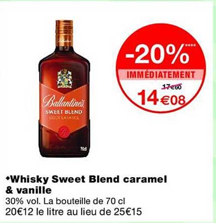 Whisky Sweet Blend caramel & vanille