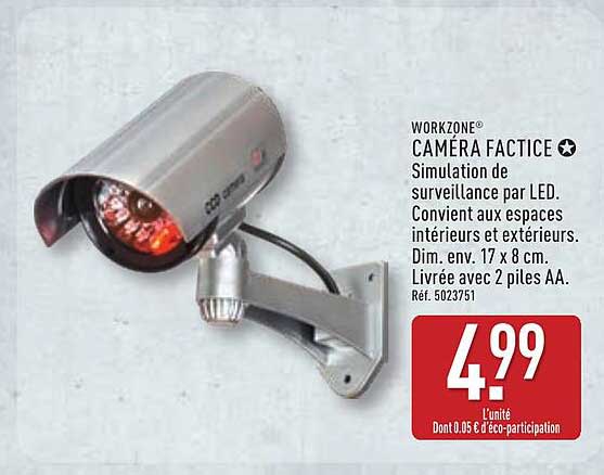 WORKZONE® CAMERA FACTICE