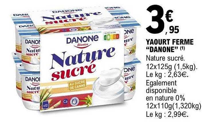 YAOURT FERME “DANONE”