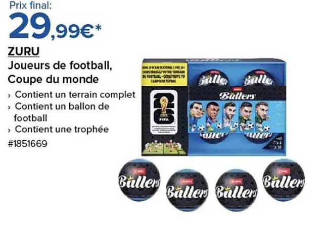 ZURU Joueurs de football, Coupe du monde