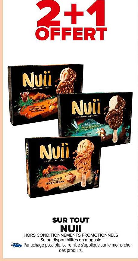 2+1 OFFERT SUR TOUT NUII