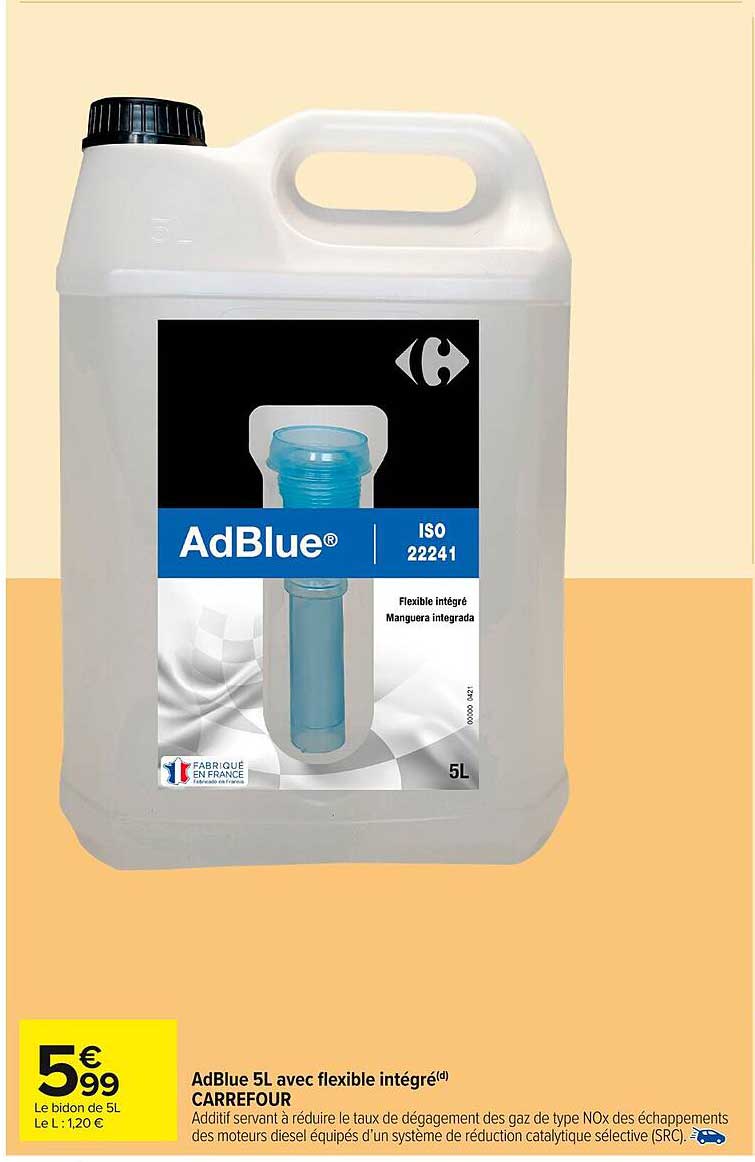 AdBlue 5L avec flexible intégré