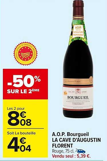 A.O.P. Bourgueil LA CAVE D'AUGUSTIN FLORENT