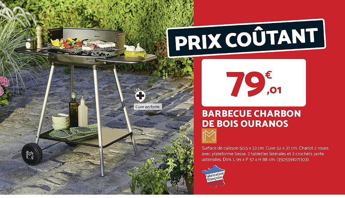 BARBECUE CHARBON DE BOIS OURANOS