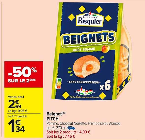 Beignet(m) PITCH - goût pomme