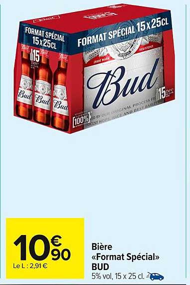 Bière «Format Spécial» BUD