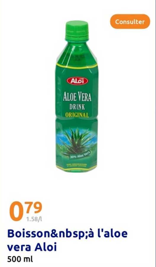 Boisson à l'aloe vera Aloi