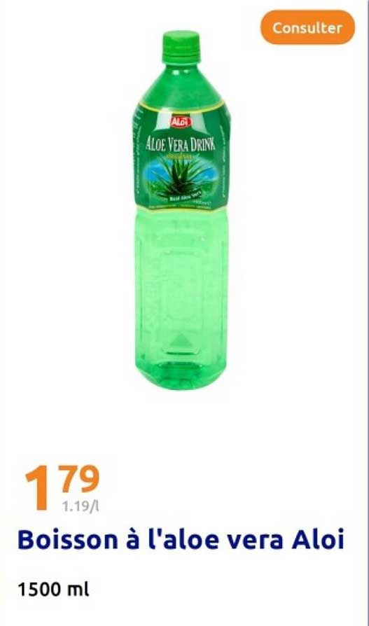 Boisson à l'aloe vera Aloi