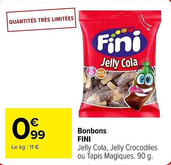 Bonbons FINI Jelly Cola
