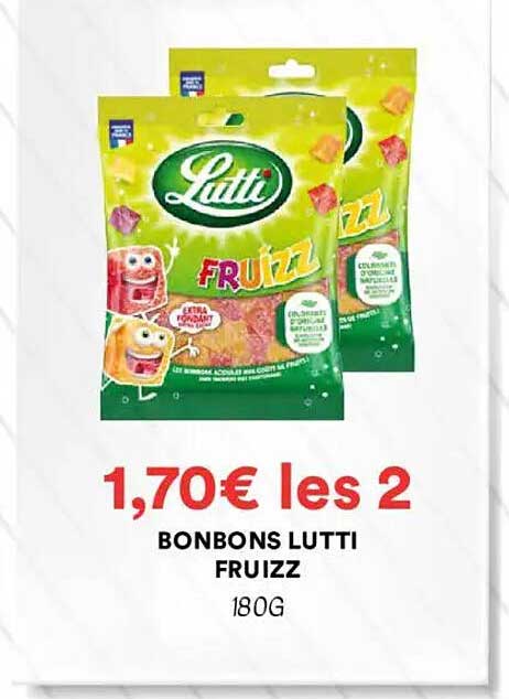 BONBONS LUTTI FRUIZZ