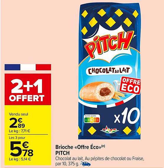 Brioche «Offre Éco»(n) PITCH