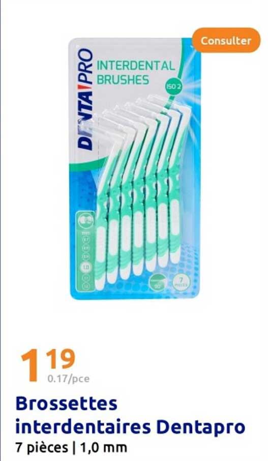Brossettes interdentaires Dentapro