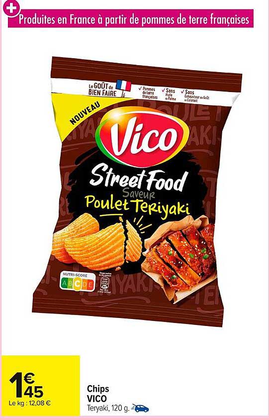 Chips VICO Street Food Saveur Poulet Teriyaki