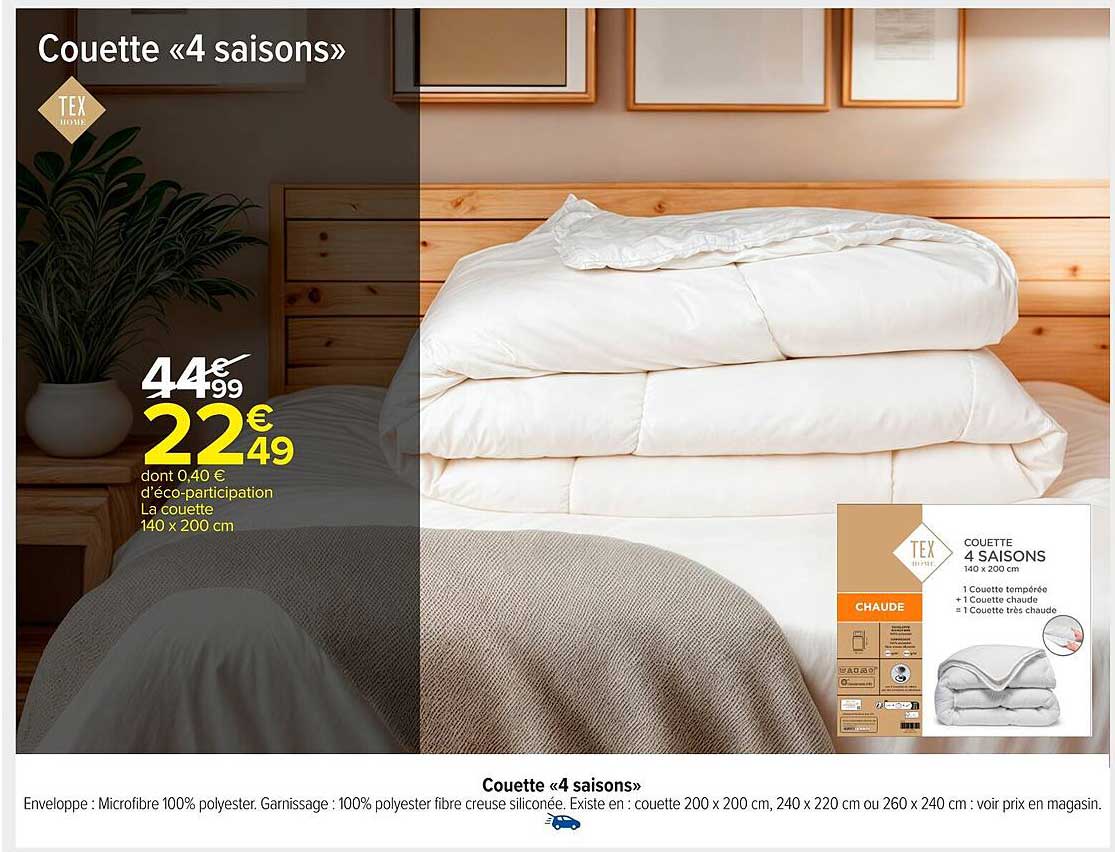Couette « 4 saisons »