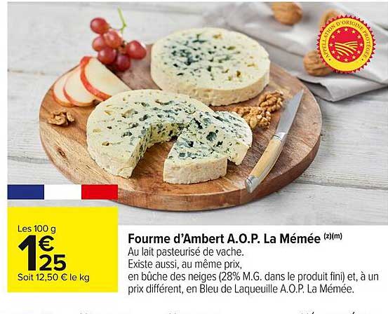 Fourme d’Ambert A.O.P. La Mémée
