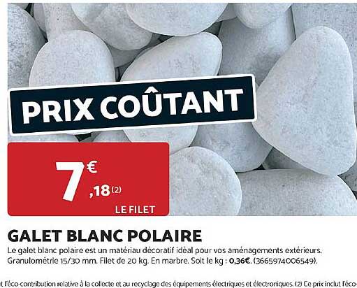 GALET BLANC POLAIRE