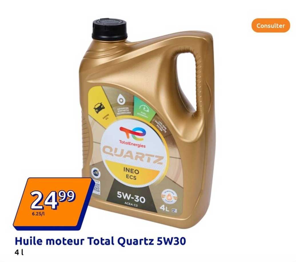 Huile moteur Total Quartz 5W30