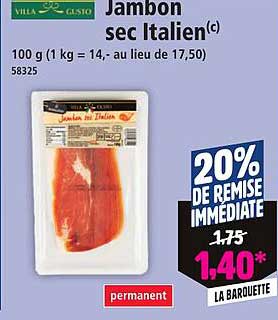 Jambon sec Italien(c)