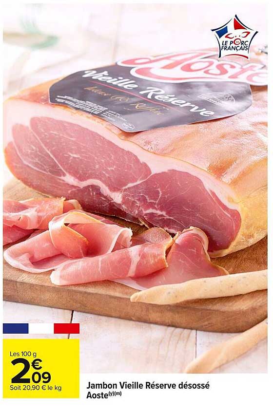 Jambon Vieille Réserve désossé Aoste
