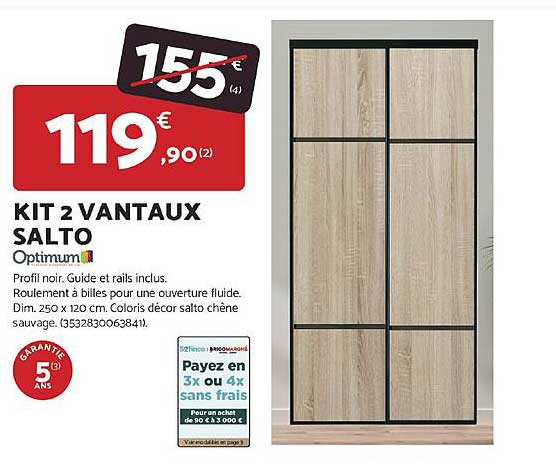 KIT 2 VANTAUX SALTO