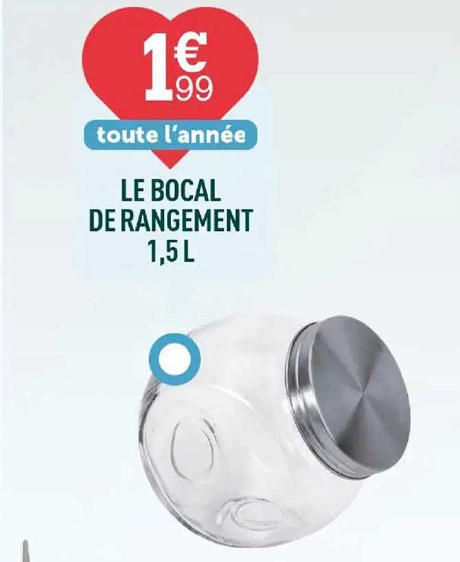 LE BOCAL DE RANGEMENT 1,5 L