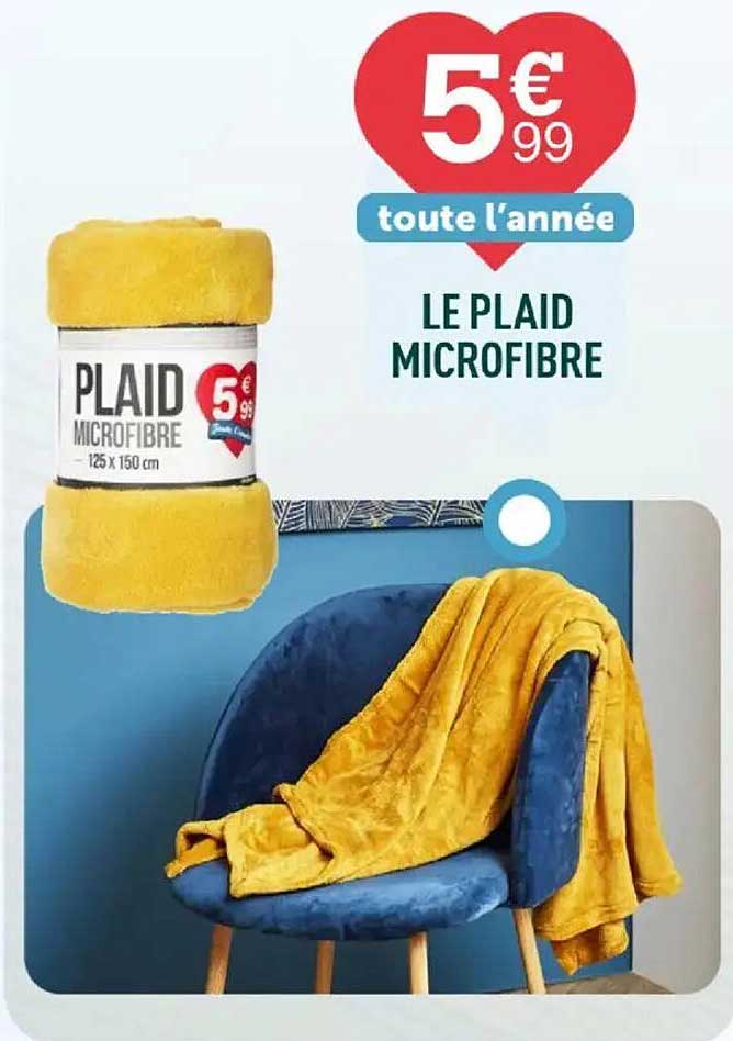 LE PLAID MICROFIBRE