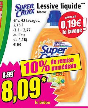 Lessive liquide Super Croix