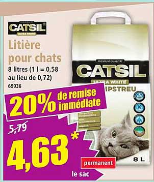 Litière pour chats