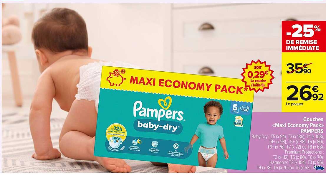 MAXI ECONOMY PACK PAMPERS