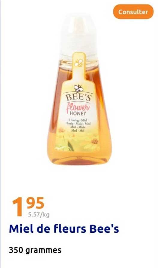 Miel de fleurs Bee's