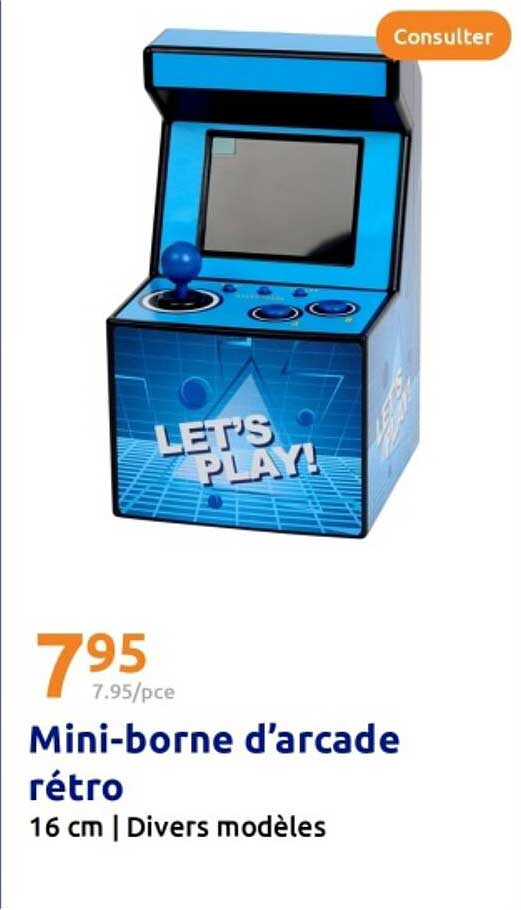 Mini-borne d'arcade rétro