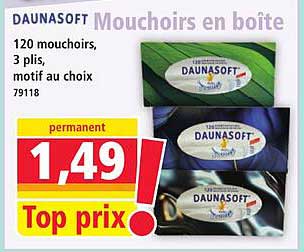 Mouchoirs en boîte