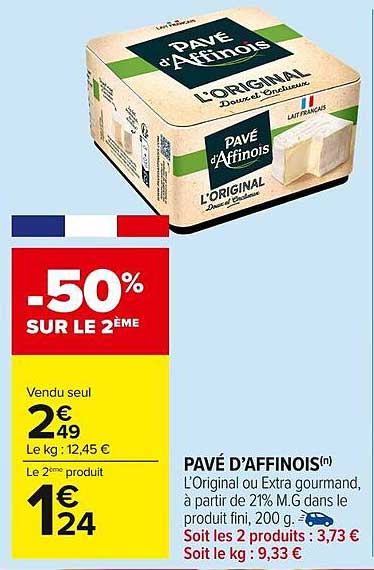PAVÉ D'AFFINOIS(n)